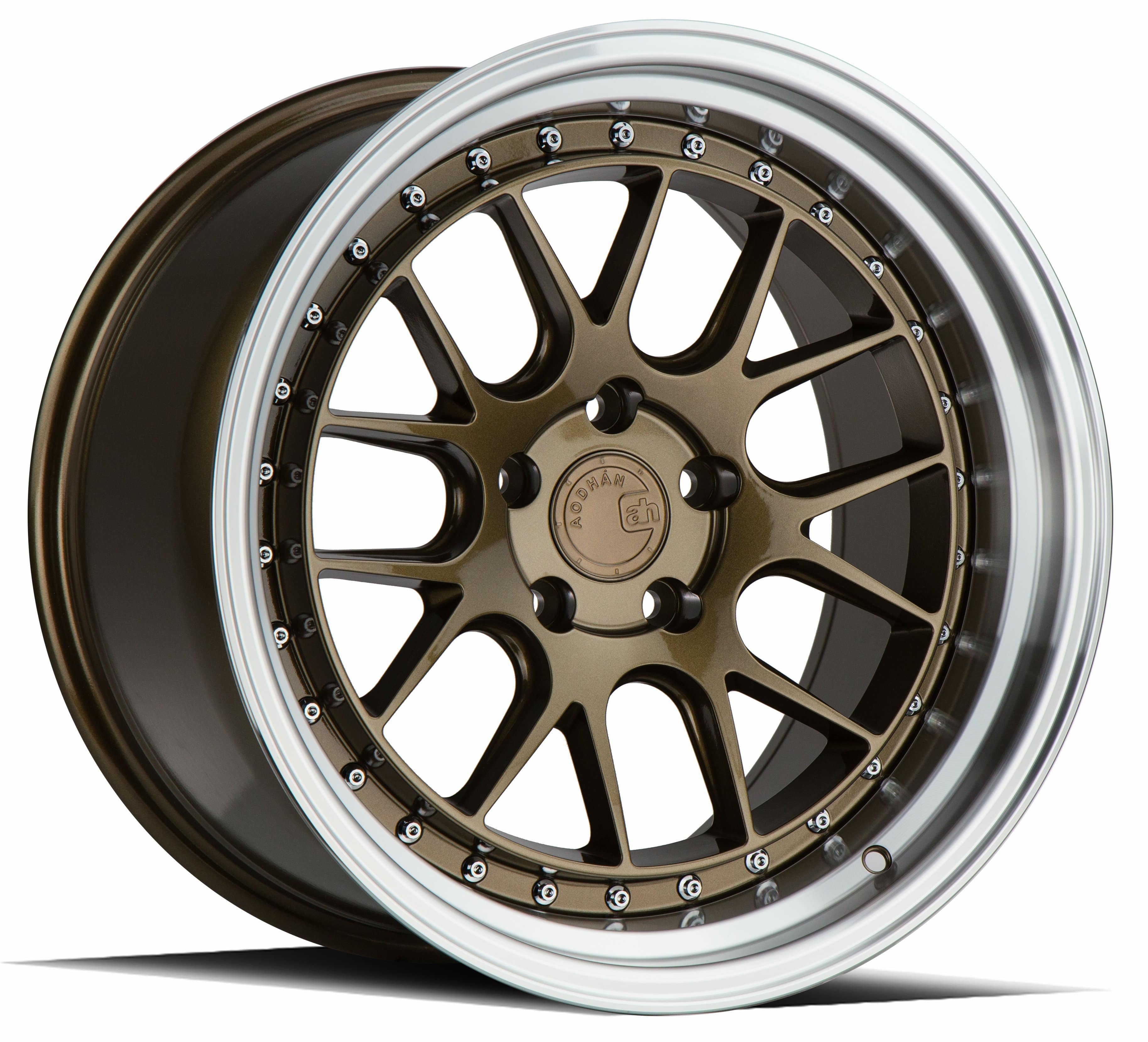 AodHan, AodHan DS-06 Bronze w/Machined Lip Wheel 18x10.5 15mm 5x114.3