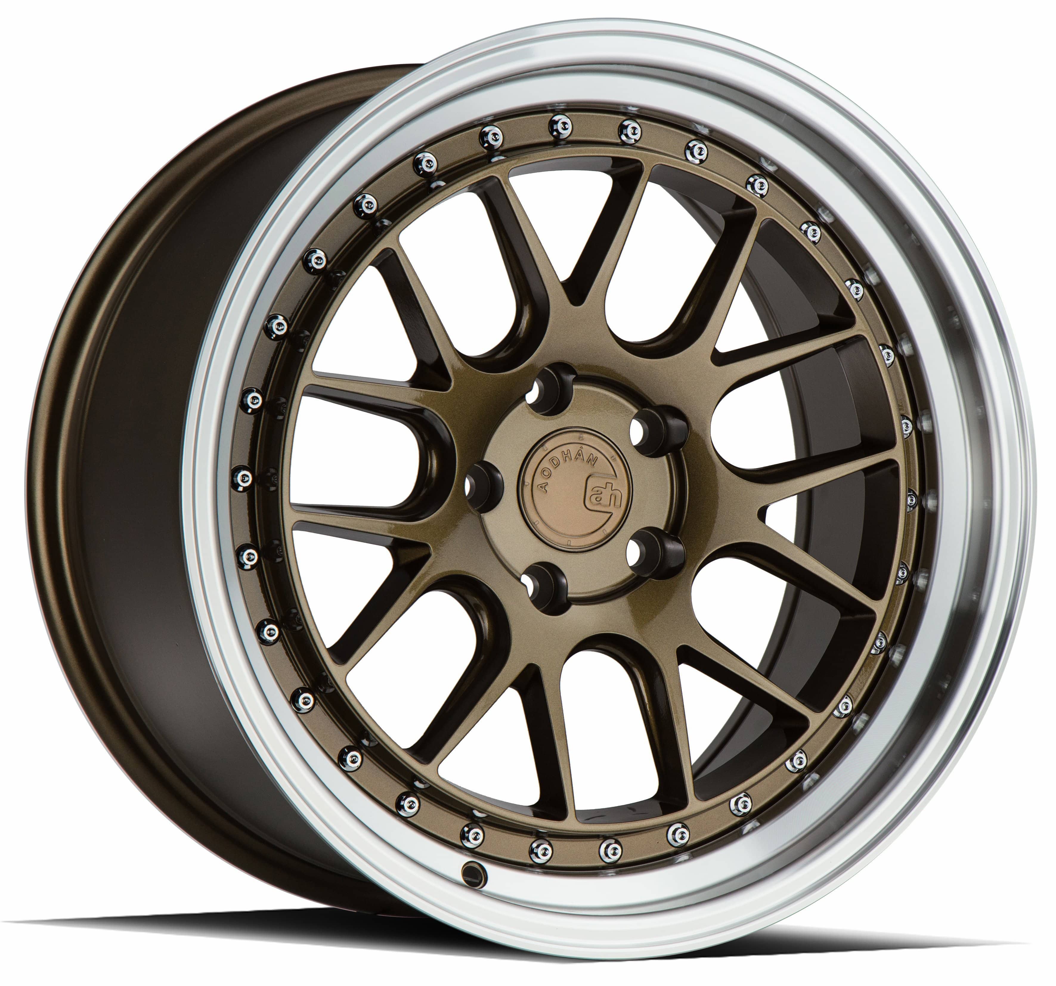 AodHan, AodHan DS-06 Bronze w/Machined Lip Wheel 18x8.5 35mm 5x100