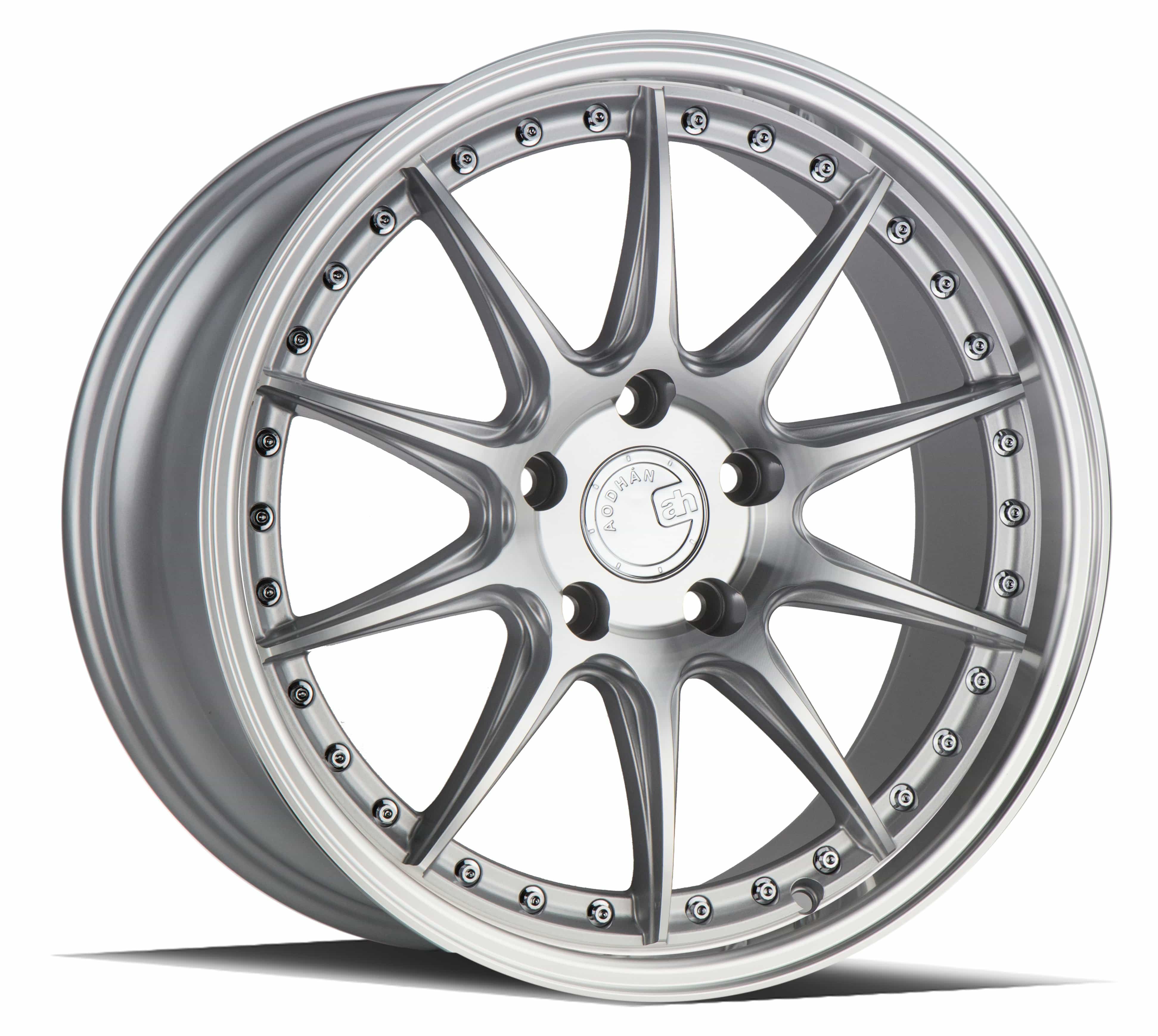 AodHan, AodHan DS-07 Silver w/Machined Face Wheel 18x8.5 35mm 5x114.3