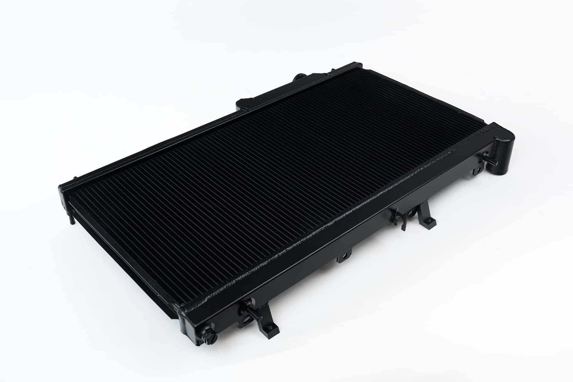 CSF, CSF High-Performance Aluminum 1-Row Radiator Black Subaru 08-21 WRX & STI (MT) | 7094B