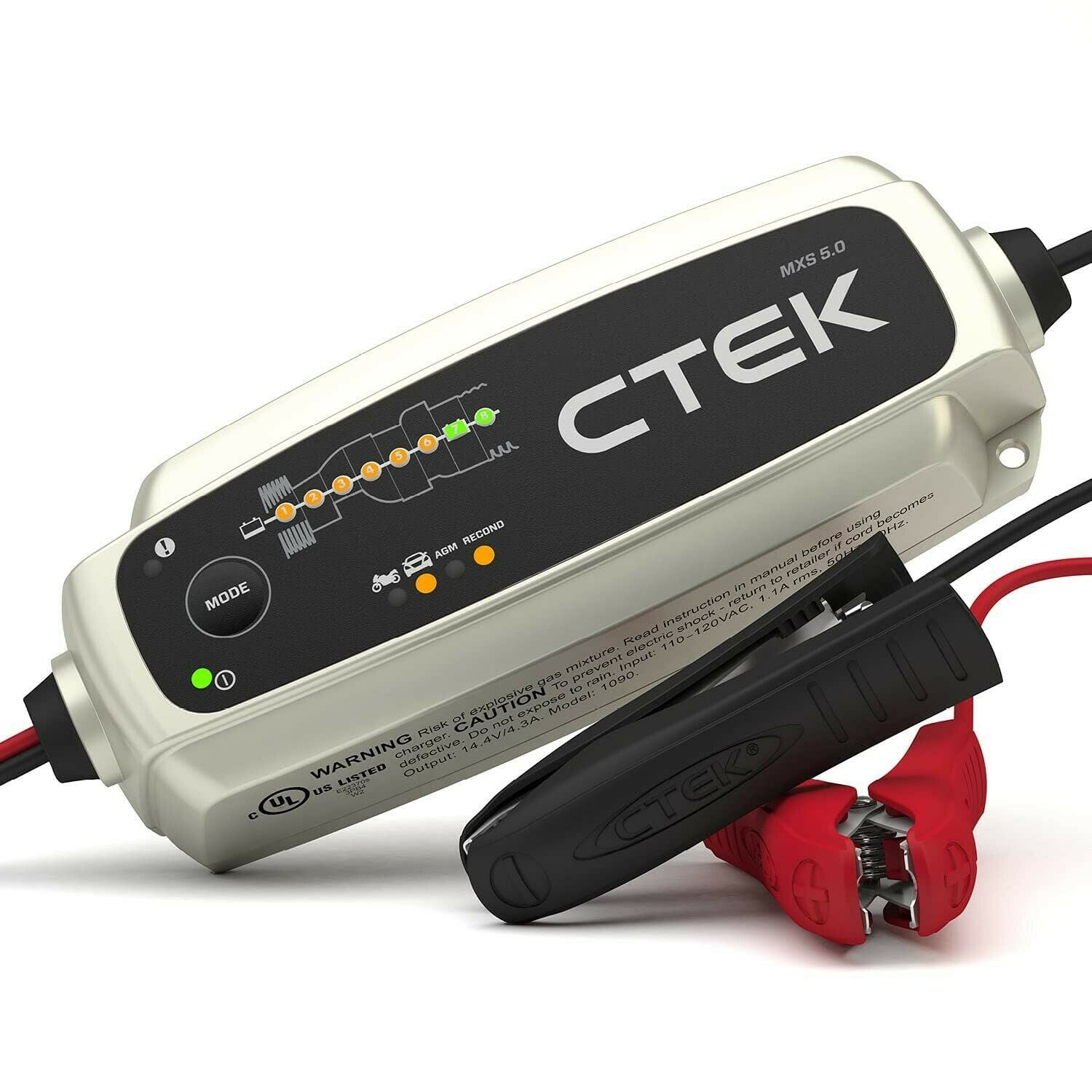 CTEK, CTEK Battery Charger WRX STi - MXS 5.0 4.3 Amp 12 Volt | 40-206