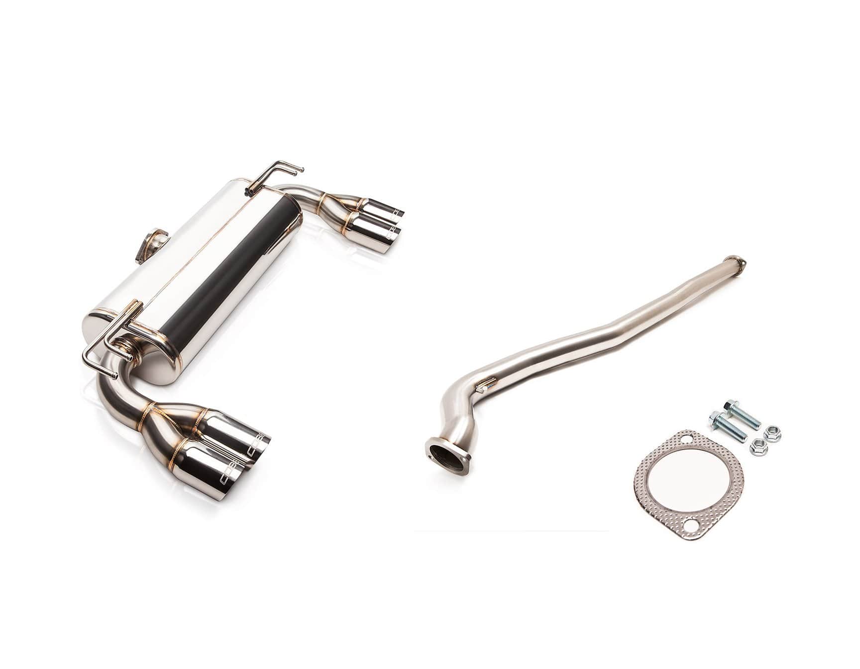 Cobb Tuning, Cobb 3in Quad-Tip Cat Back Exhaust Mitsubishi EVO X 2008-2015 | 552101