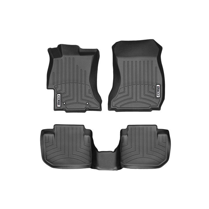 Cobb Tuning, Cobb Front and Rear FloorLiner by WeatherTech Black Subaru WRX 2022+ | WT4417431-4411072