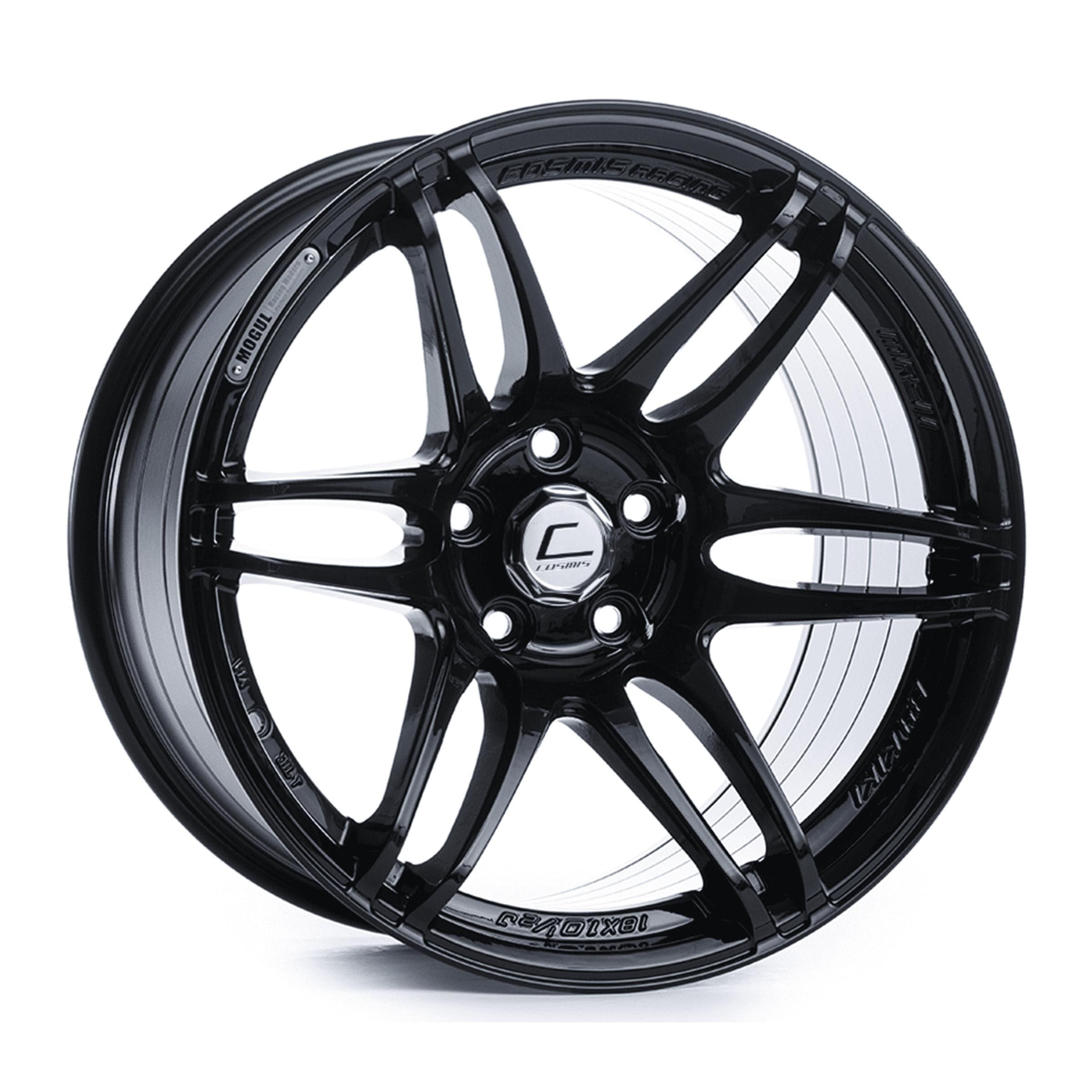 Cosmis Wheels, Cosmis Racing MRII Black Wheel 17x9 +10 5x114.3