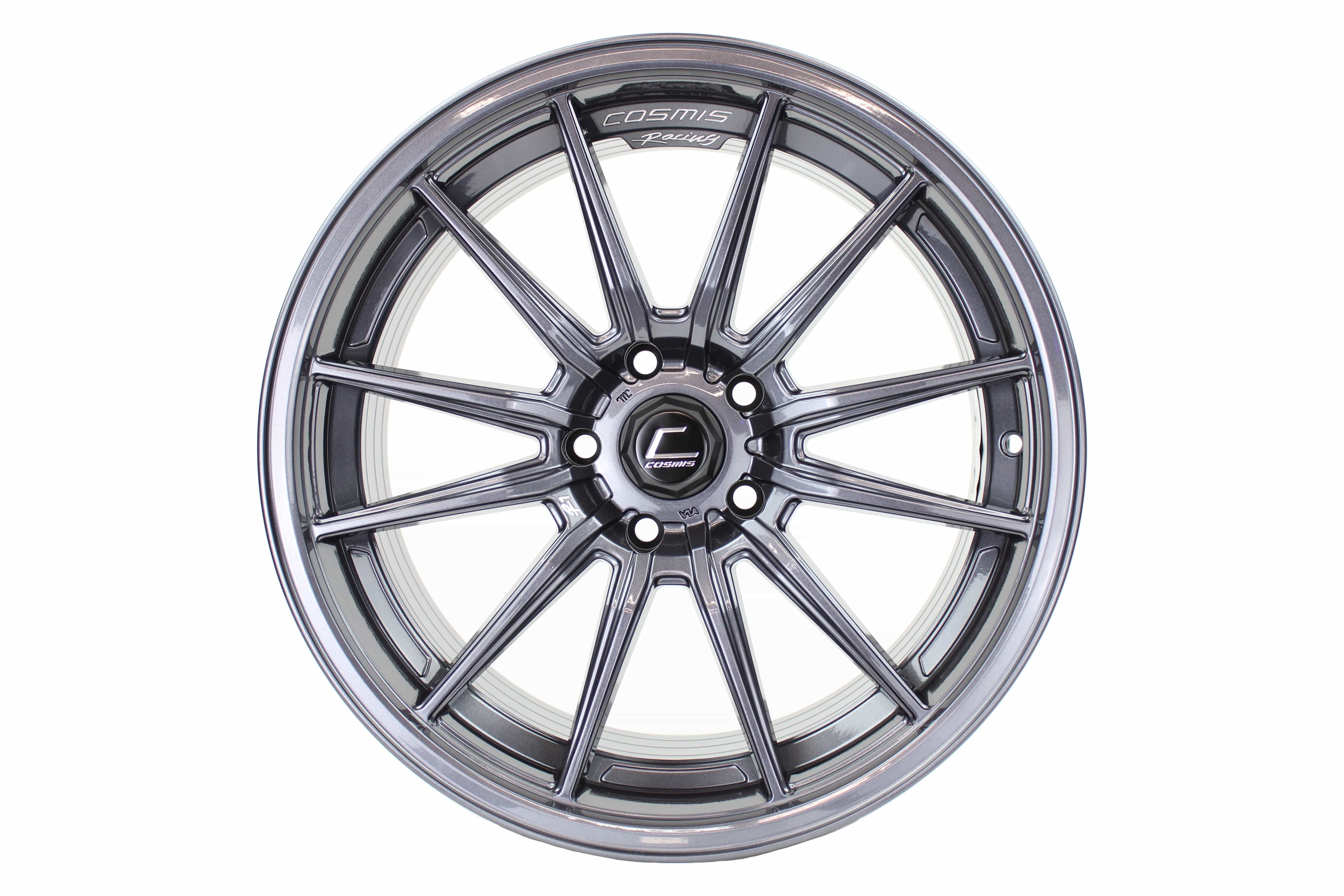 Cosmis Wheels, Cosmis Racing R1 Gunmetal Wheel 18x9.5 +35 5x114.3