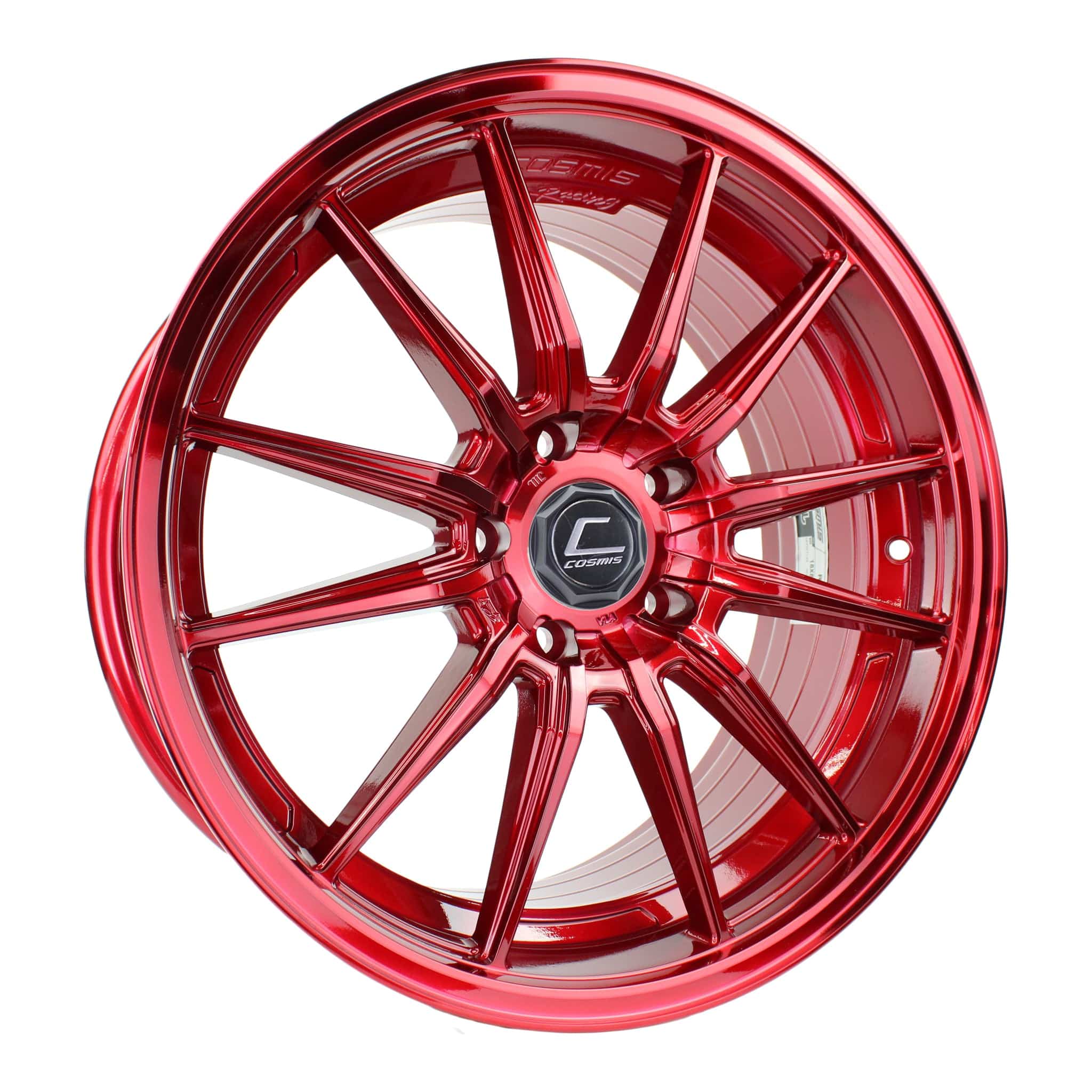 Cosmis Wheels, Cosmis Racing R1 Hyper Red Wheel 18x8.5 +35mm 5x114.3