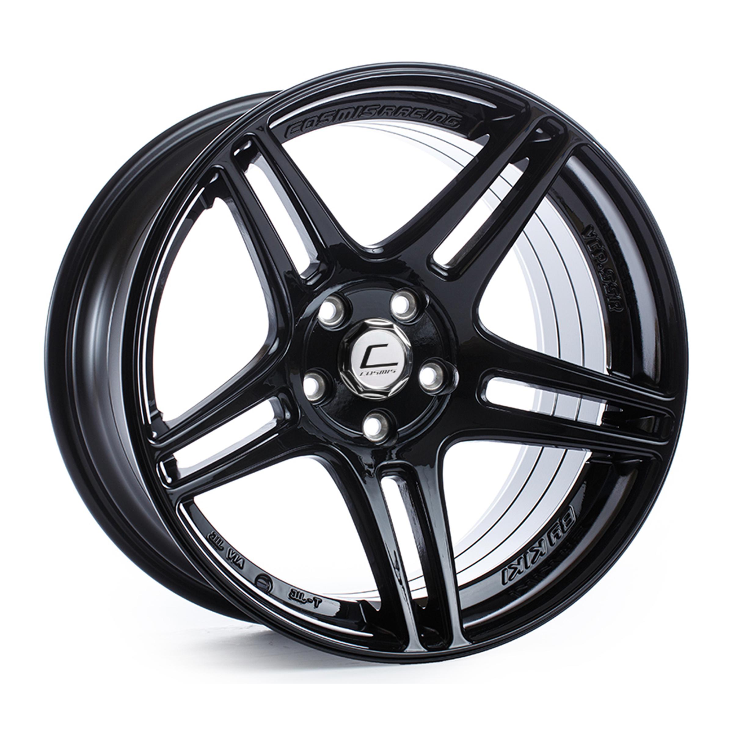 Cosmis Wheels, Cosmis Racing S5R Wheel Black 18x9 +26 5x114.3