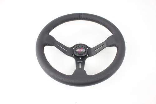 DND Performance, DND Performance Perforated Leather Race Steering Wheel - Black