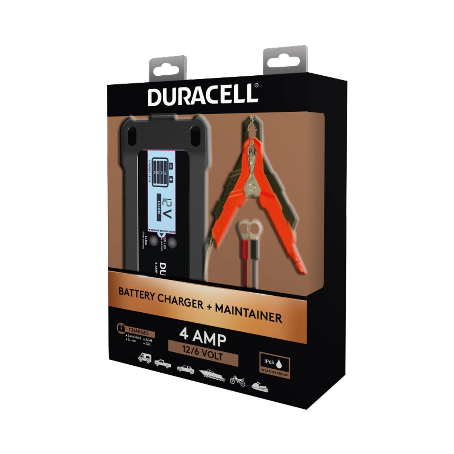 Duracell, Duracell 4 Amp Charger + Maintainer - Universal