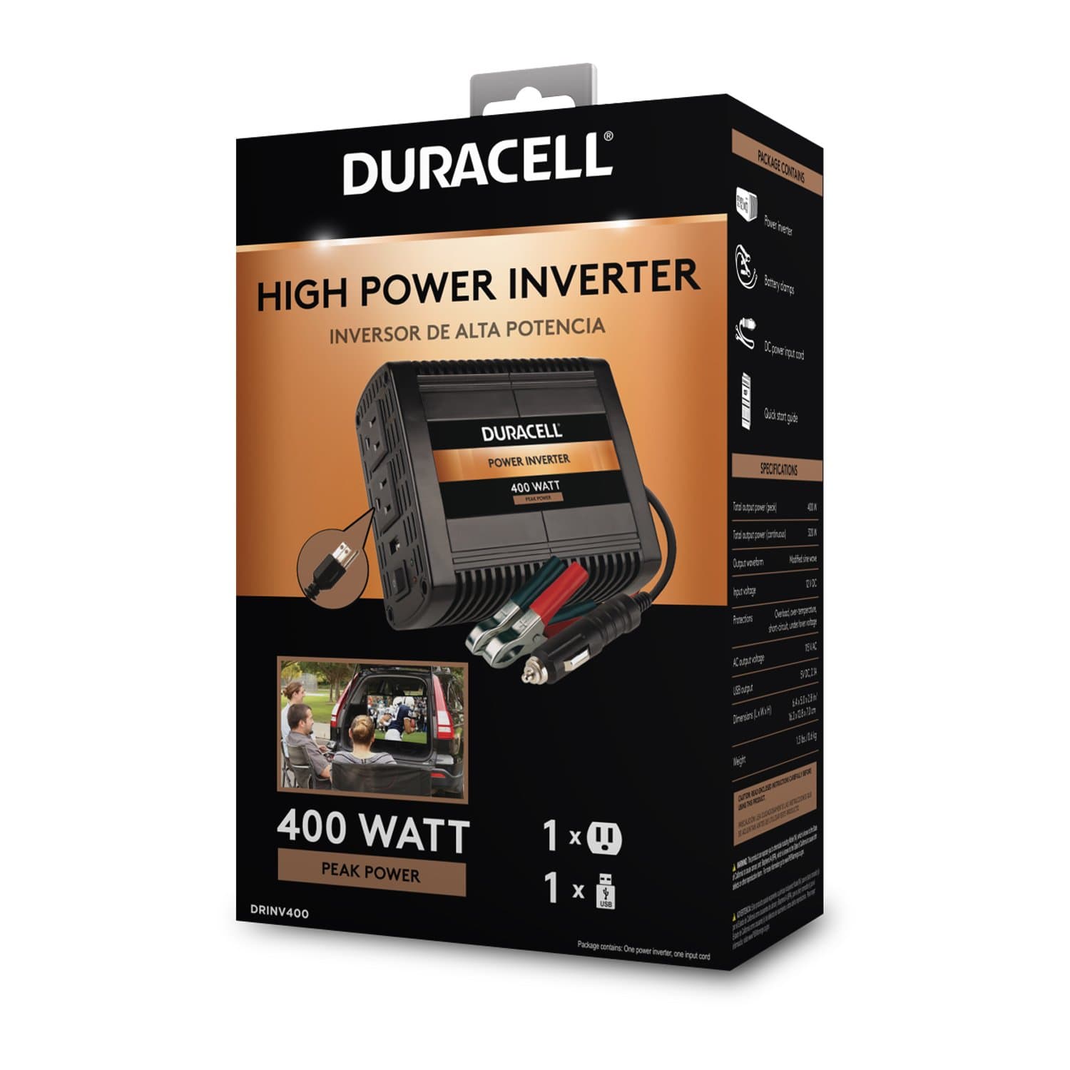 Duracell, Duracell 400W Power Inverter - Universal