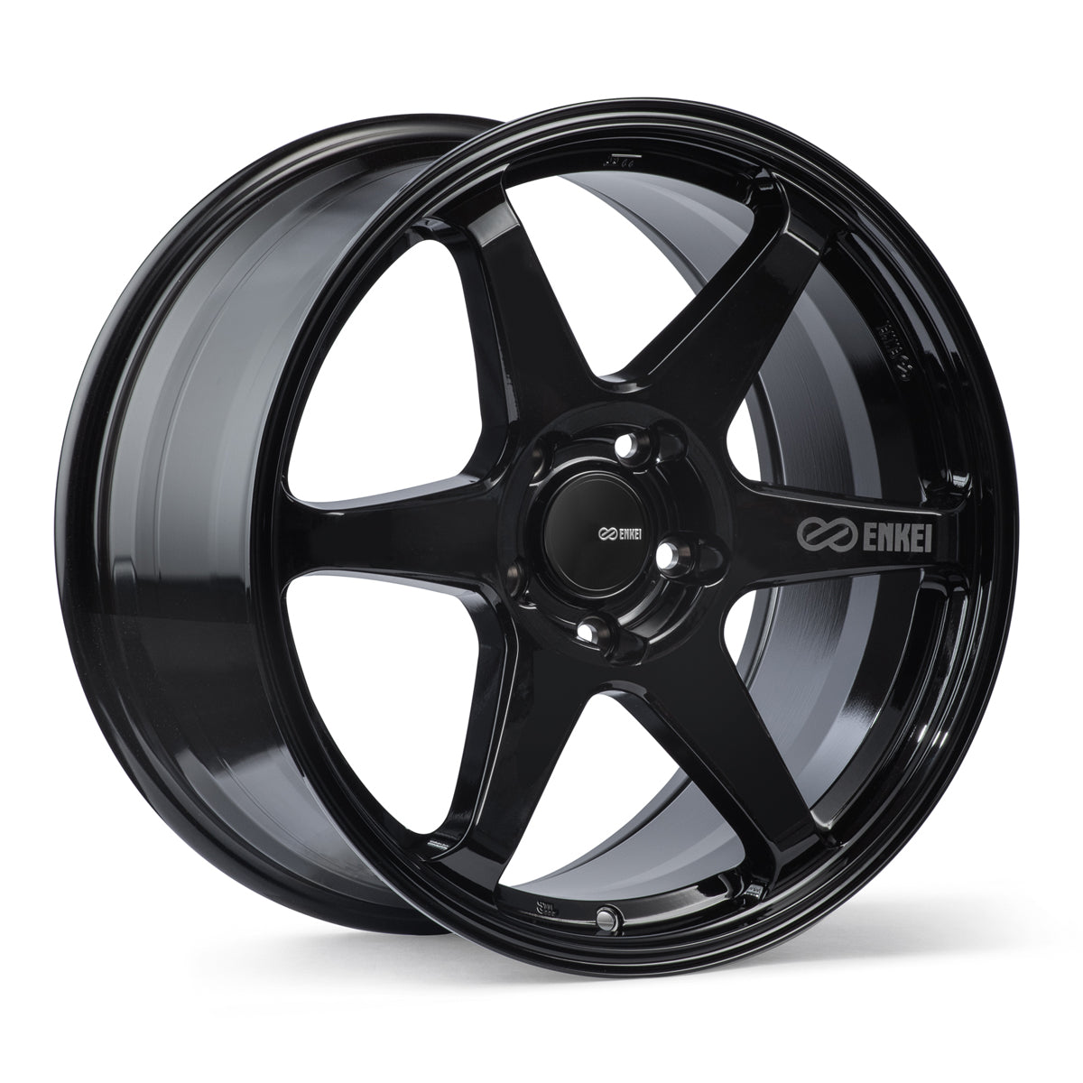 Enkei, Enkei T6R 17x9 +40  5x114.3 Gloss Black | 539-790-6540BK