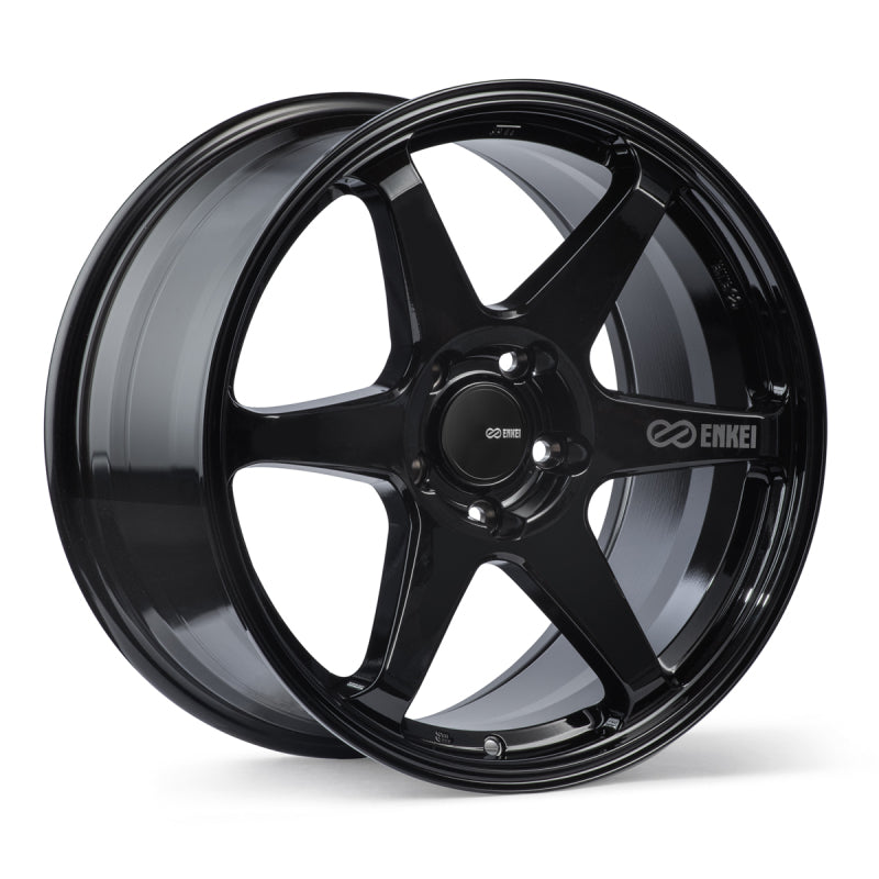 Enkei, Enkei T6R 18x9.5 +38mm 5x114.3 Gloss Black Wheel | 539-895-6538BK