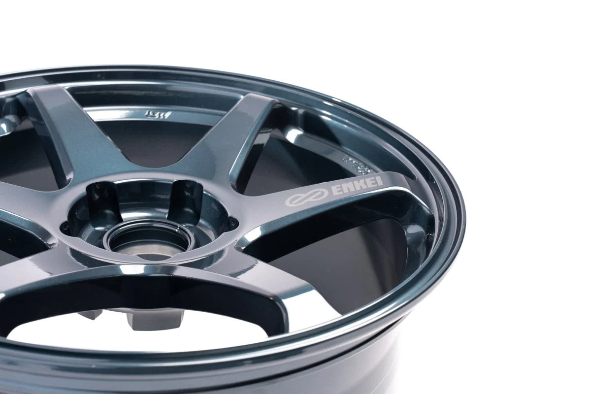 Enkei, Enkei T6R 18x9.5 +38mm 5x114.3 Misty Blue Wheel | 539-895-6538BL