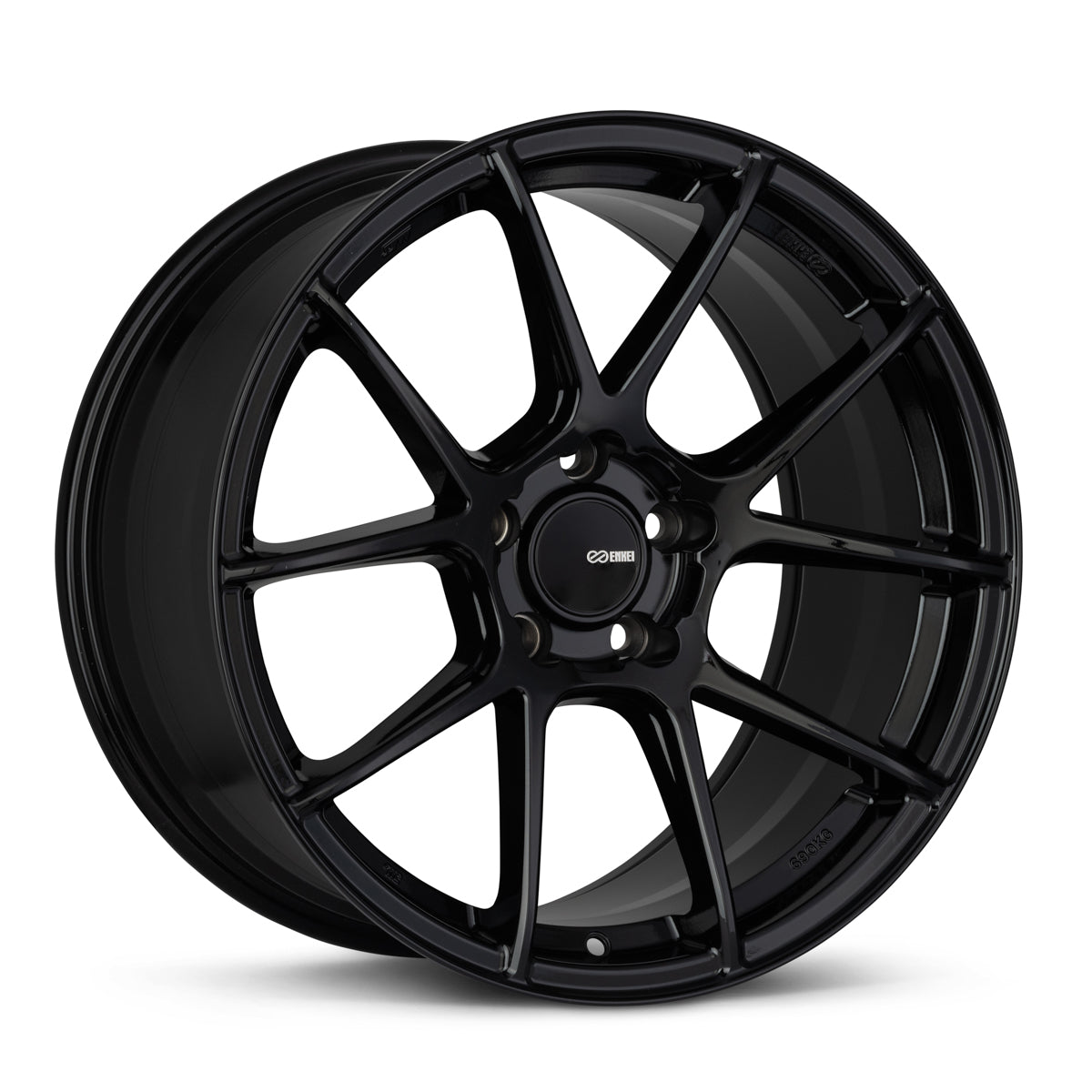 Enkei, Enkei TS-V Gloss Black Wheel 18x8.5 +25mm 5x114.3 | 522-885-6525BK