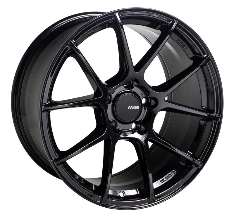 Enkei, Enkei TS-V Gloss Black Wheel 18x8.5 +40mm 5x108 | 522-885-3140BK