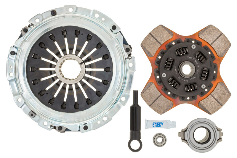 Exedy, Exedy Stage 2 Cerametallic Clutch Kit 4 Puck Disc Subaru STI 2004-2021 | 15951HDP4