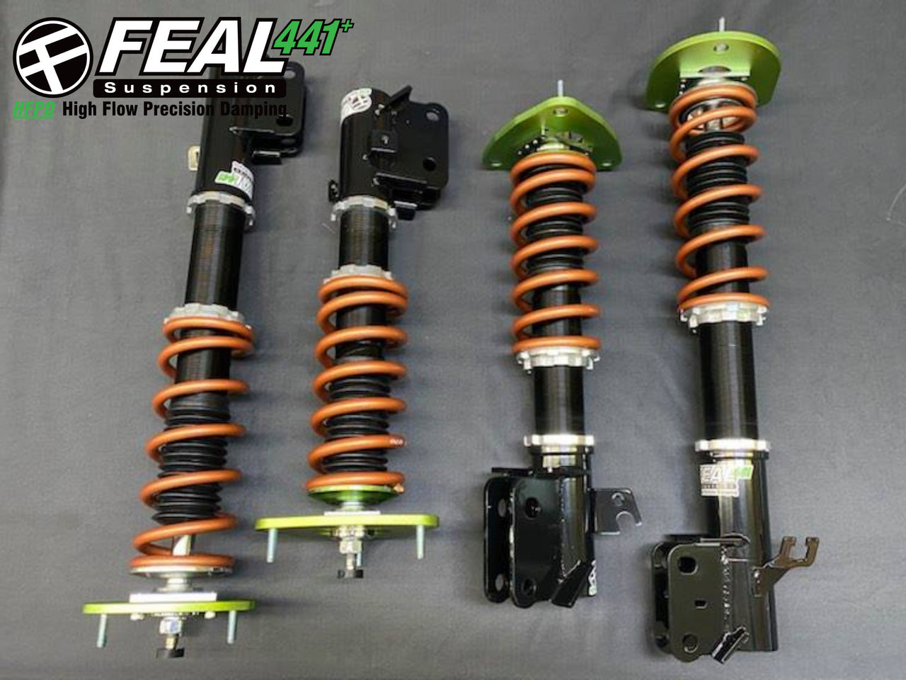 Feal Suspension, Feal Suspension 441+ Coilover Kit with Swift Springs Subaru WRX 2002-2007 / STI 2004 | 441SU-02+