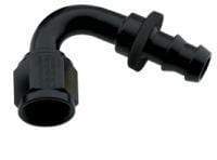 Fragola, Fragola -10AN Push-Lite End 120 Degree - Black