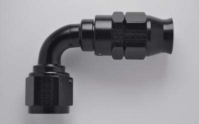 Fragola, Fragola -10AN x 90 Degree Pro-Flow Hose End - Black