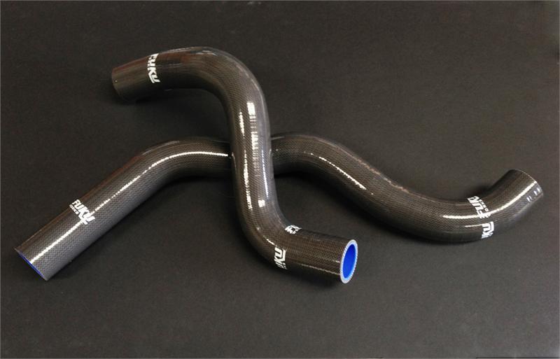 Fuku Works, Fuku Works Black Radiator Hose Kit Mitsubishi EVO 8 & 9 2003-2006