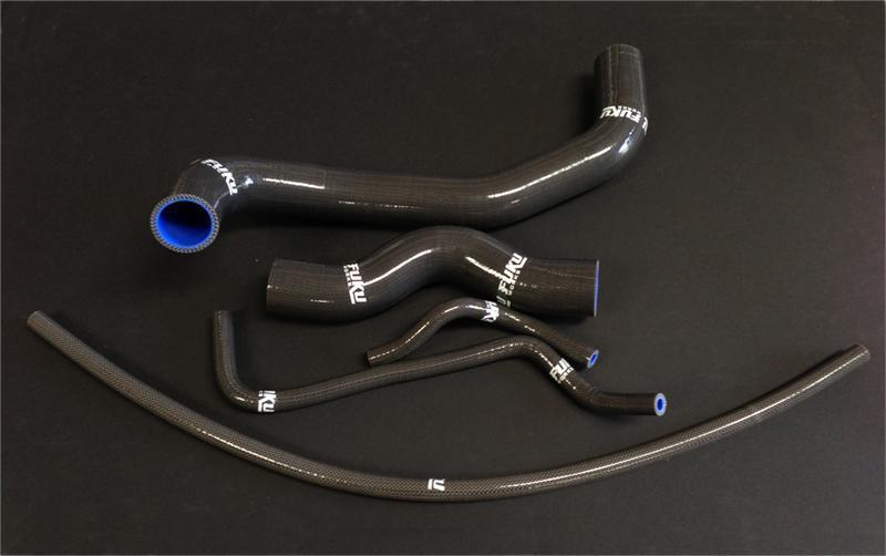 Fuku Works, Fuku Works Black Radiator Hose Kit Nissan 350Z 2003-2006