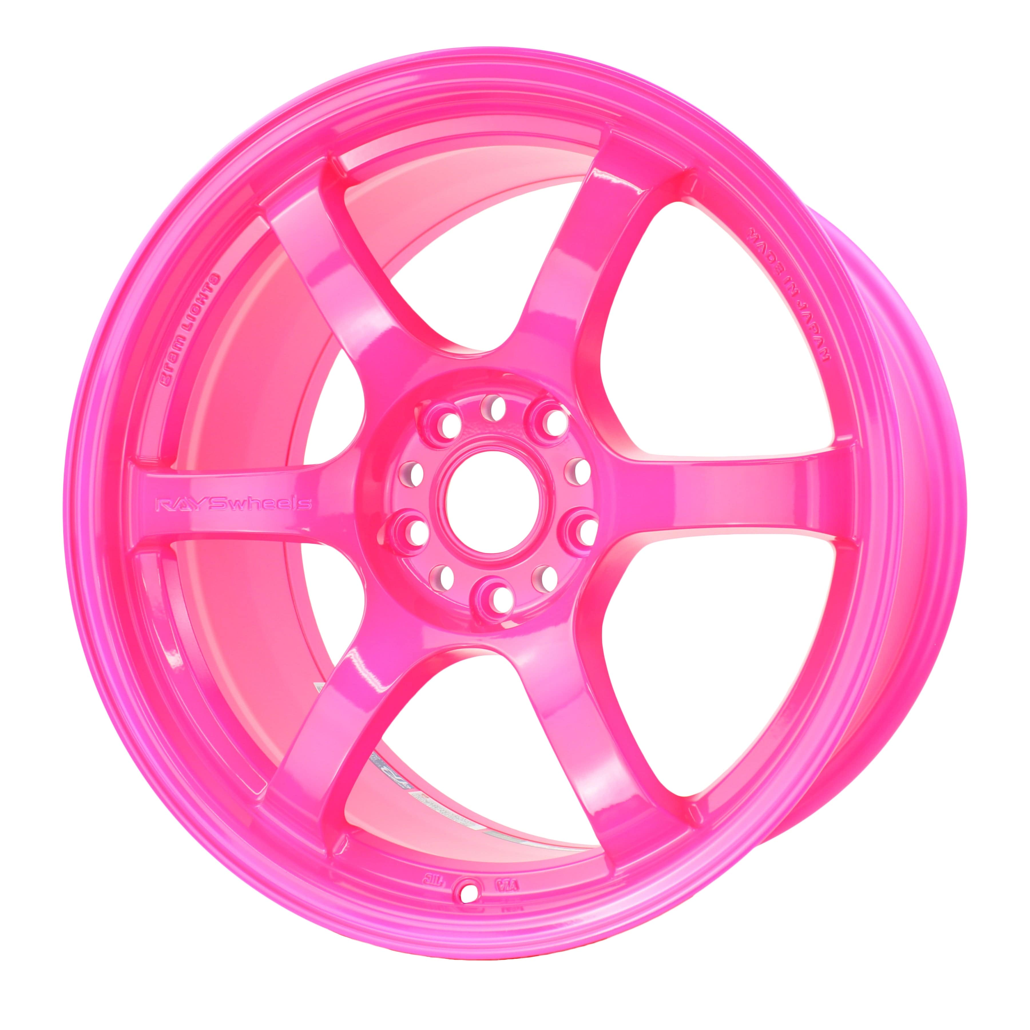 Gram Lights, Gram Lights 57DR 18x9.5 +38 5x114.3 Luminous Pink Wheel | WGIX38EPK