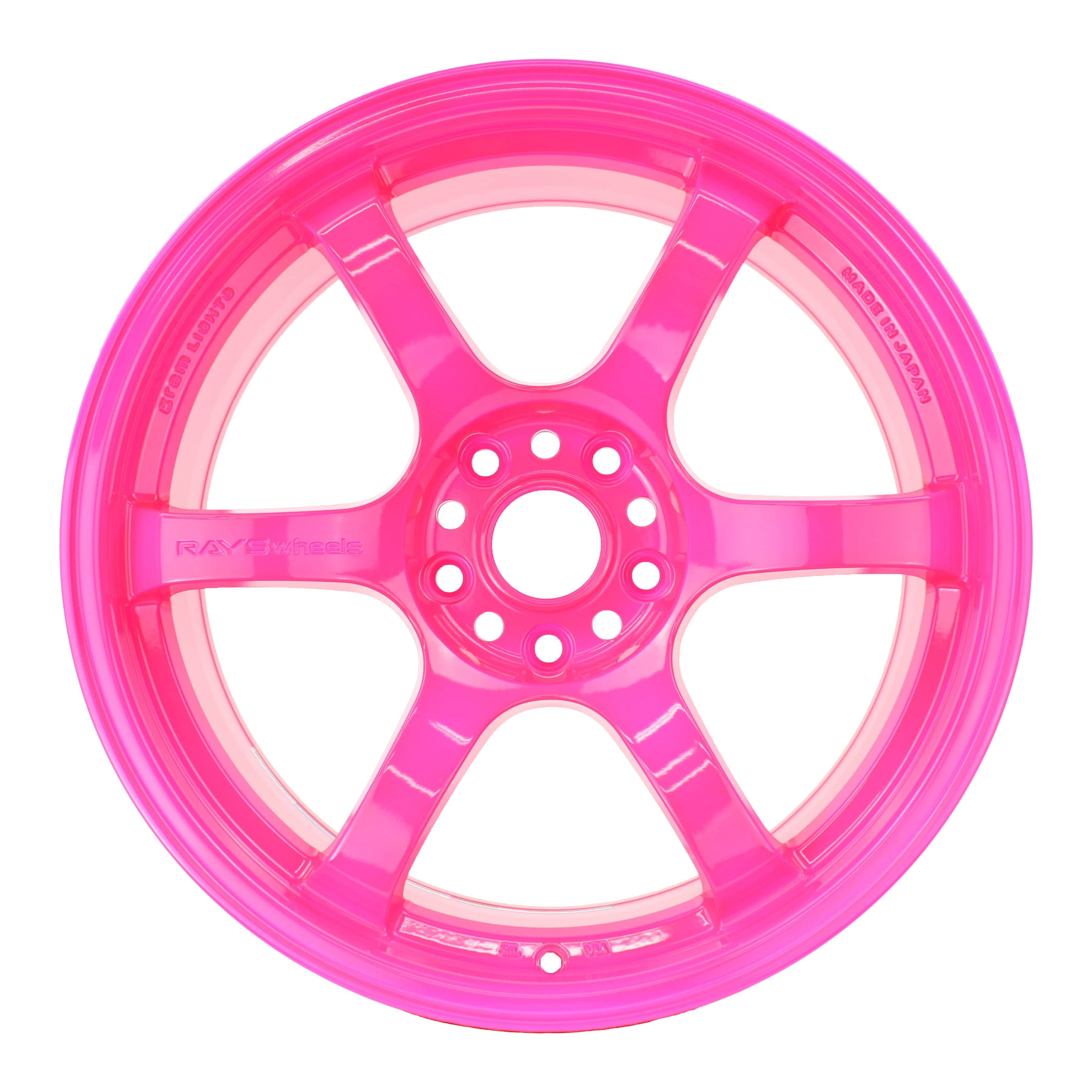 Gram Lights, Gram Lights 57DR 18x9.5 +38 5x114.3 Luminous Pink Wheel | WGIX38EPK