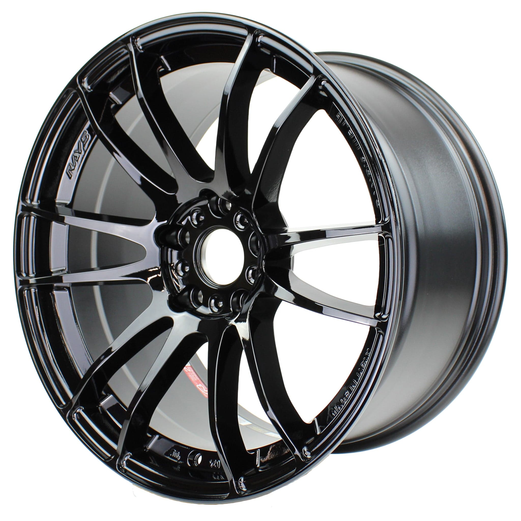 Gram Lights, Gram Lights 57XTREME Spec-D 18x9.5 +38 5-114.3 Glossy Black Wheel | WGJDX38EGX