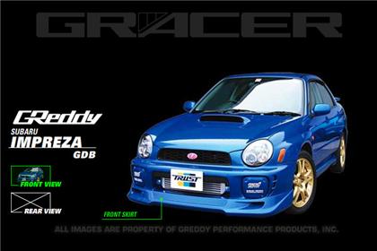 GReddy, Greddy GRacer Front Lip Spoiler Subaru WRX 2002-2003 Sedan | 17060052