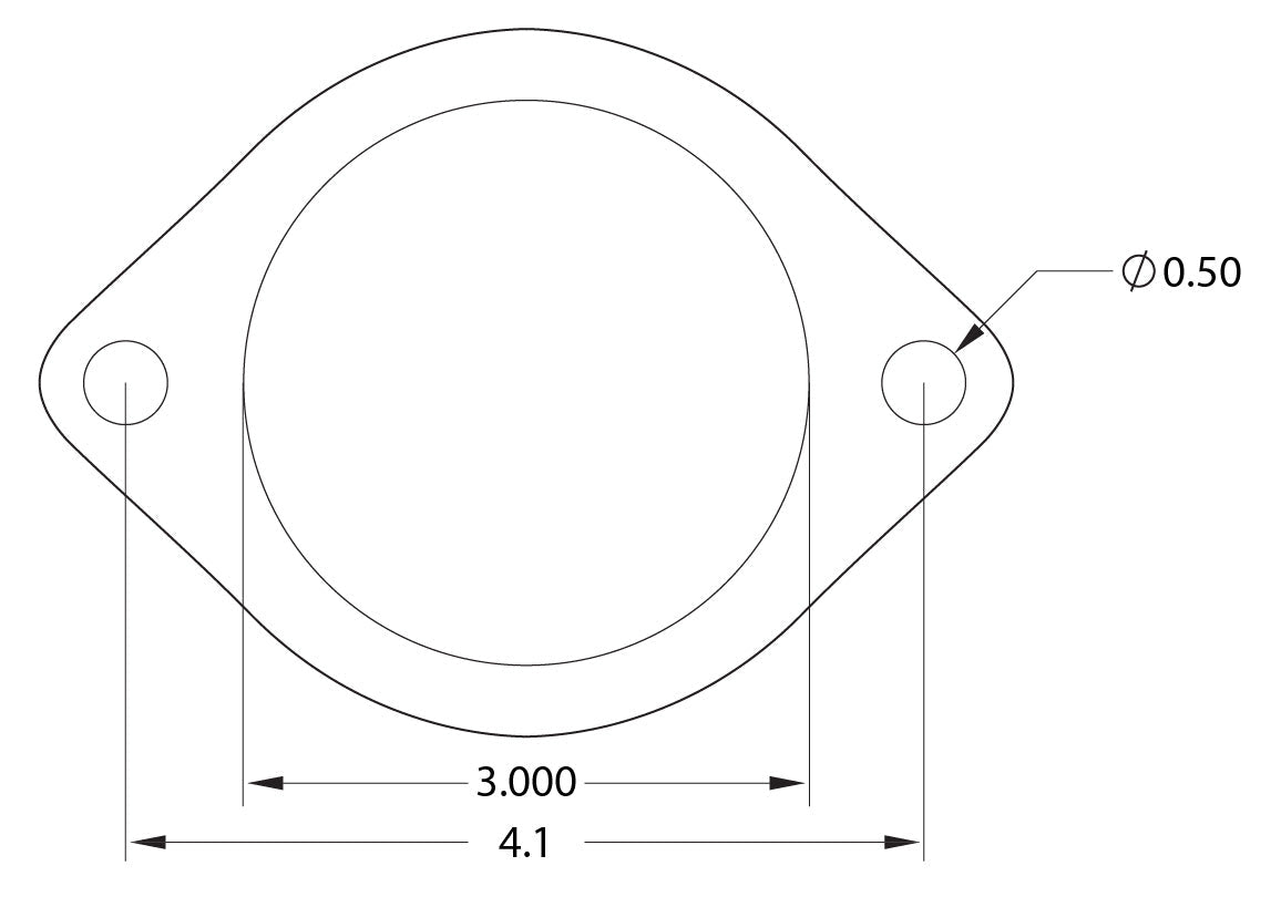 GrimmSpeed, GrimmSpeed Downpipe to 3" inch Catback Exhaust Gasket Subaru WRX 02-23 / STI 04-21 | 076001