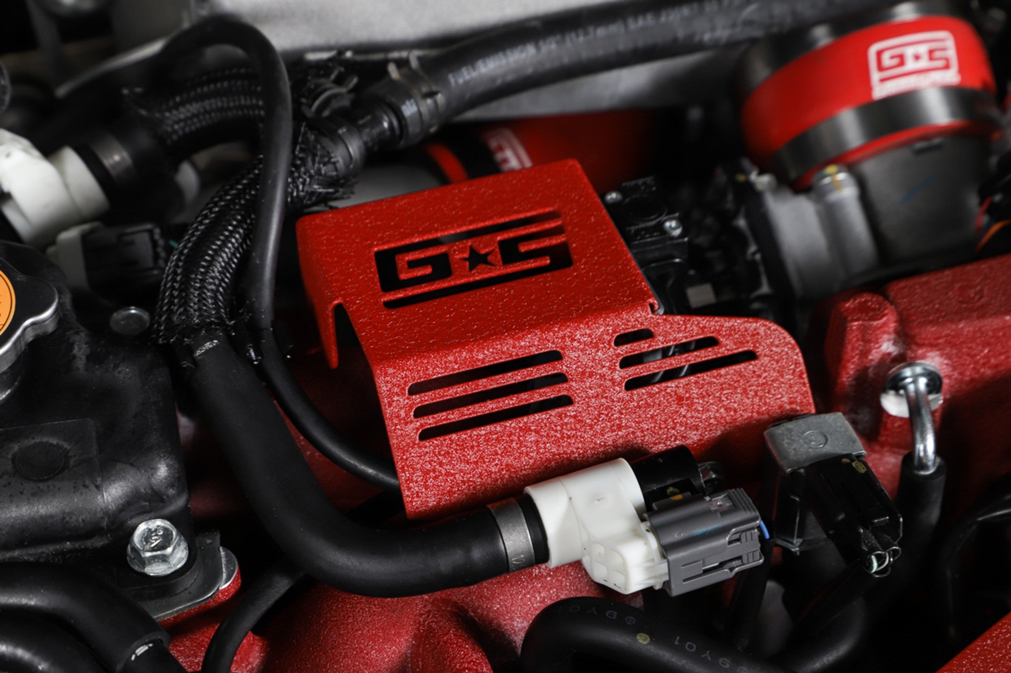 GrimmSpeed, GrimmSpeed Electronic Boost Control Cover Subaru STI 2008-2021 - Red | 112000.1