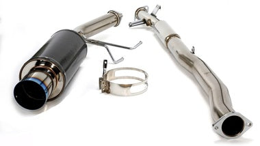 HKS, HKS Carbon Ti Hi-Power Cat Back Exhaust Eagle Talon TSI 2.0 Turbo AWD 1995-1998 | 3112-EX002