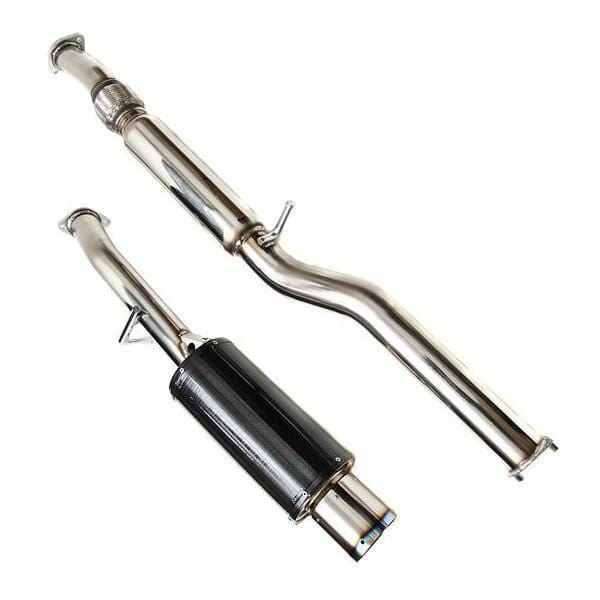 HKS, HKS Carbon Titanium Cat Back Exhaust Subaru WRX 02-07 / STI 04-07 | 3112-EX005