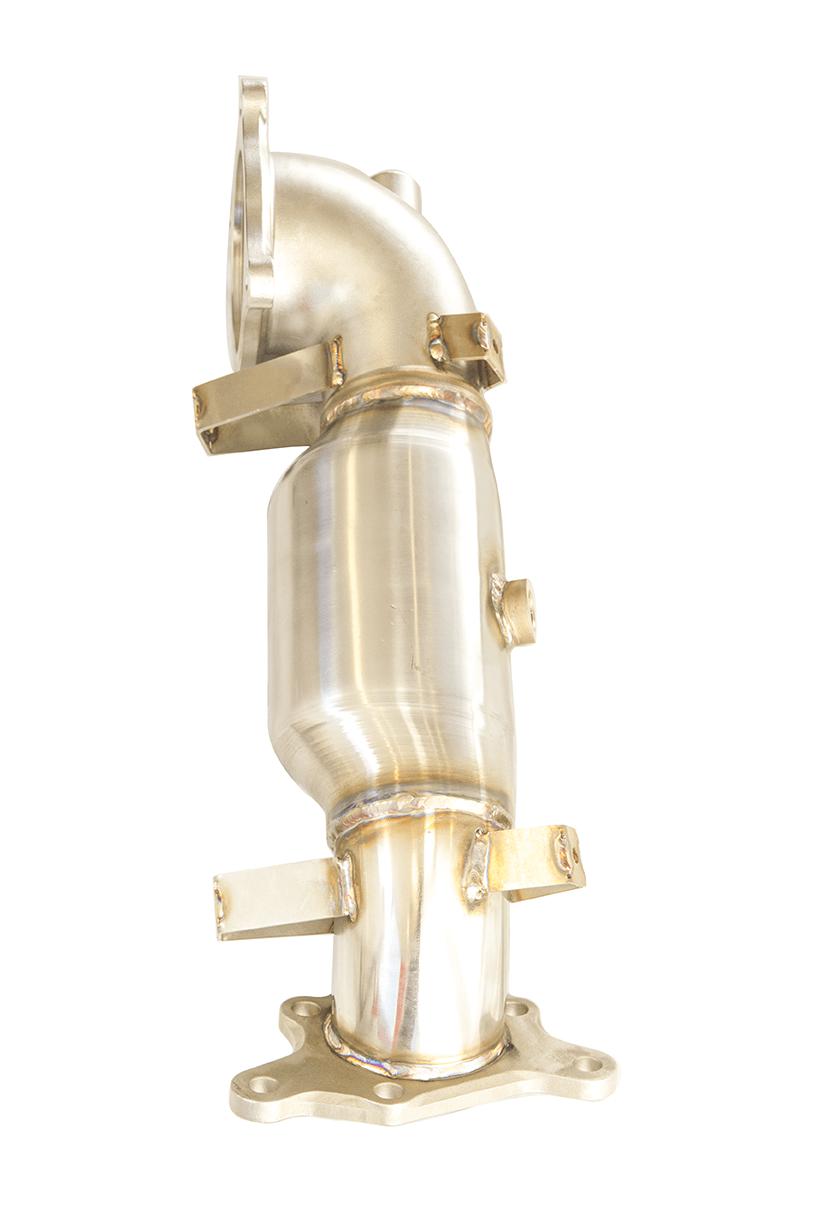 Invidia, Invidia 76mm Downpipe w/ High Flow Cat Honda Civic Type-R 2017-2021 | HS17CTRDPC