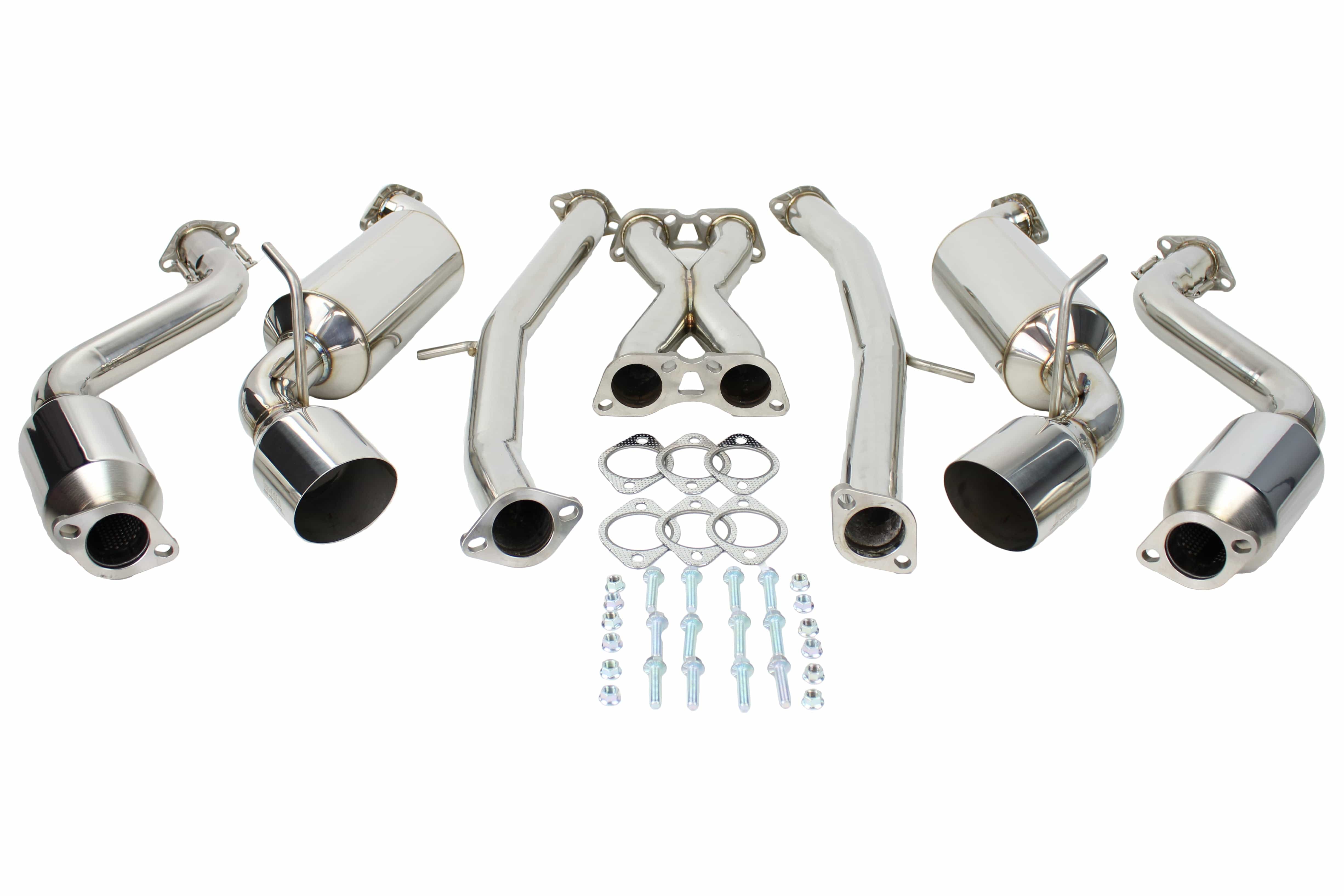 Invidia, Invidia Dual N1 GT SS Tip Cat Back Exhaust Nissan 370Z 2009-2018 | HS09N7ZGD1GS