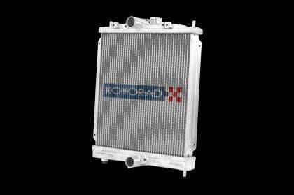 Koyo Cooling, Koyo Aluminum Radiator Half Size Race Only Mitsubishi EVO 8 / EVO 9 M/T 2003-2006 | HH032412