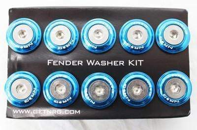 NRG, NRG Fender Washer Kit FW-110 Blue | FW-110BL