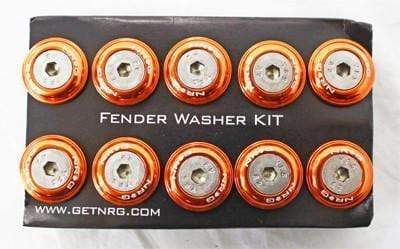 NRG, NRG Fender Washer Kit FW-110 Orange | FW-110OR