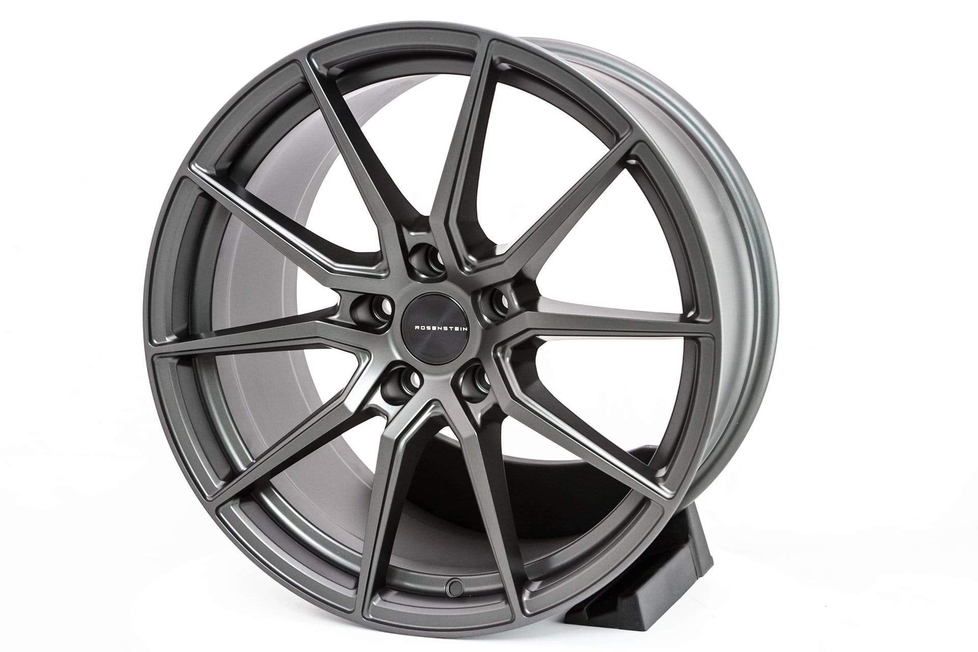 Rosenstein, Rosenstein Delta Matte Gunmetal Wheel 18x8.5 35mm 5X108 73.1CB