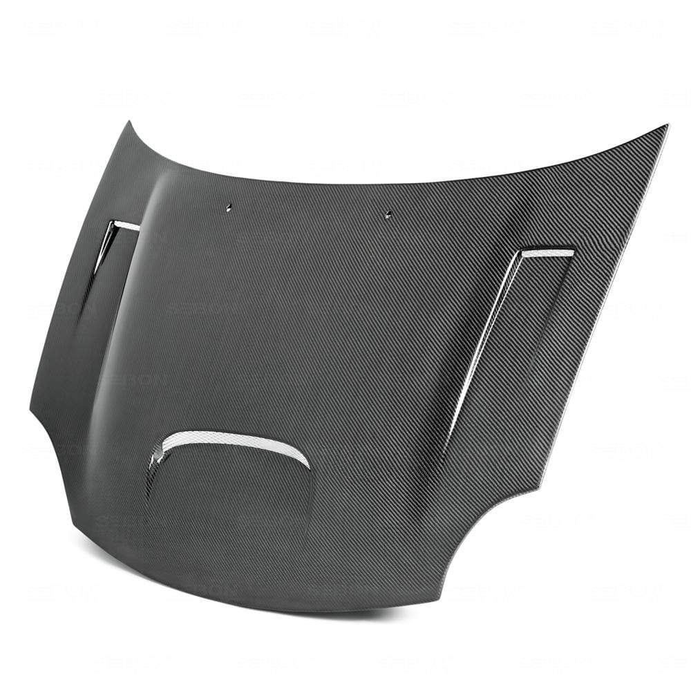 Seibon, Seibon 03-05 Dodge Neon SRT-4 DV-Style Carbon Fiber Hood | HD0305DGNESRT4-DV