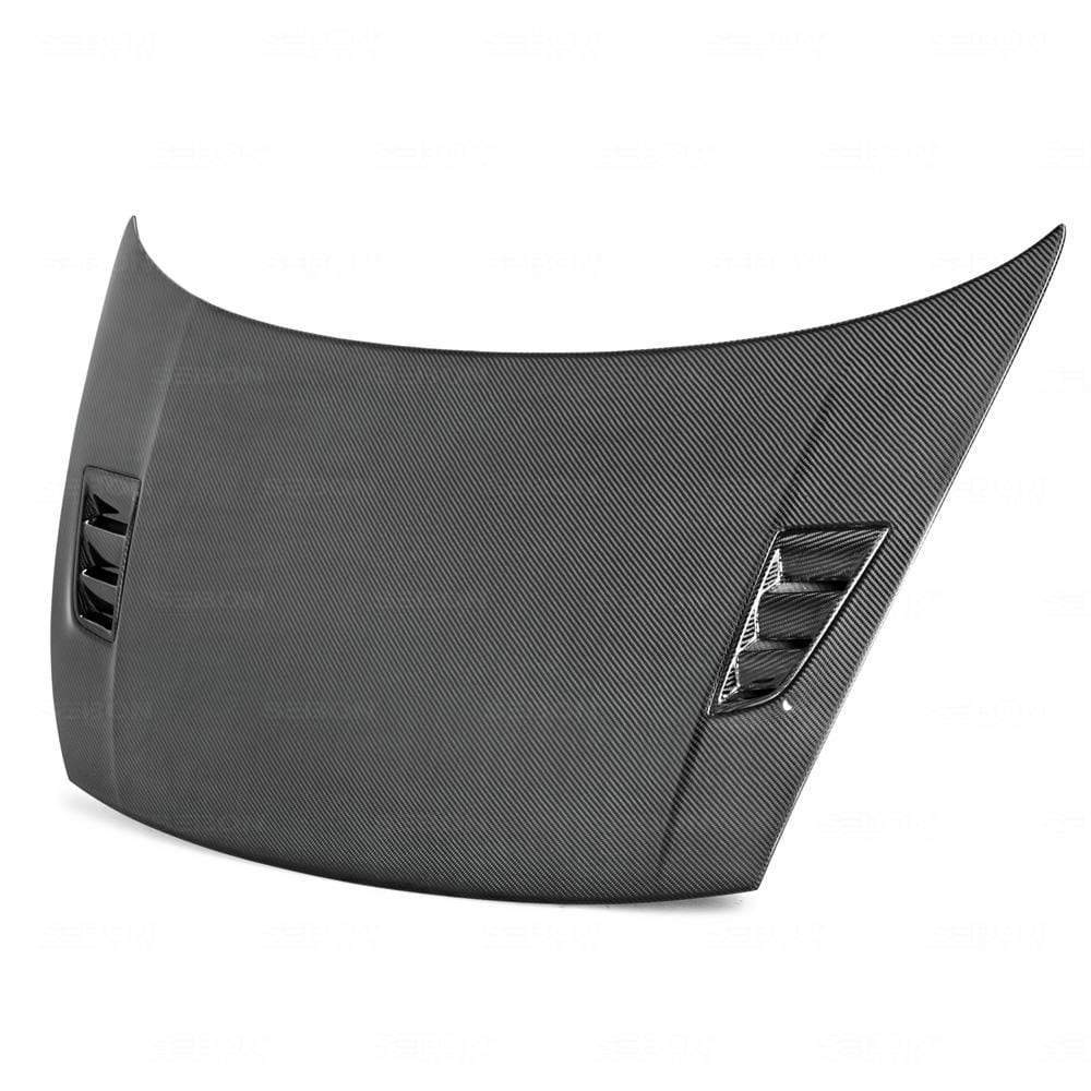 Seibon, Seibon 06-07 Honda Civic 4 Door MGII-Style Carbon Fiber Hood | HD0607HDCV4D-MGII