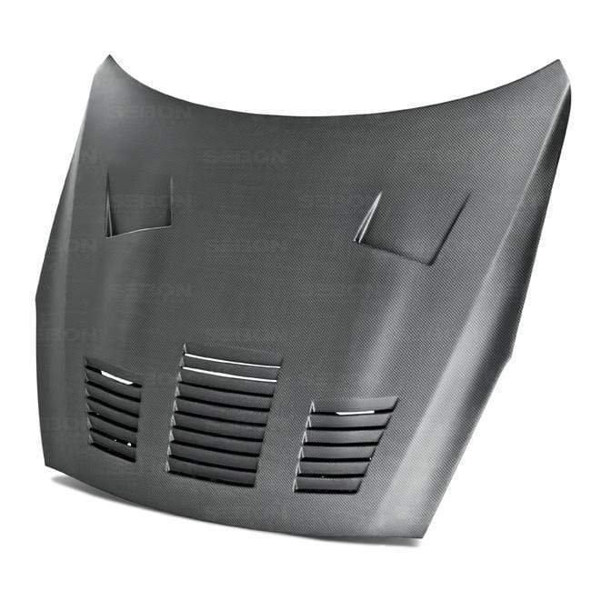 Seibon, Seibon 09-10 Nissan GTR R35 GT-Dry Carbon Fiber Hood | HD0910NSGTR-GT-DRY