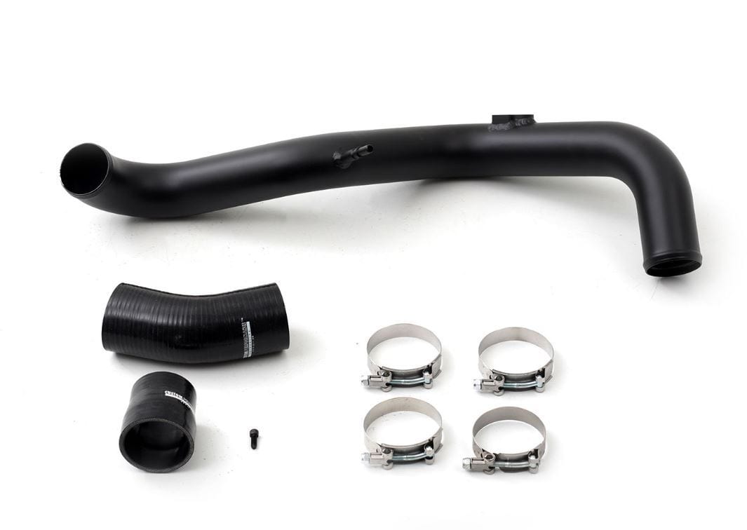 CP-E, cp-e Exhale Cold Side Pipe Kit w/ Tial Flange Black Ford Fiesta ST 2014+