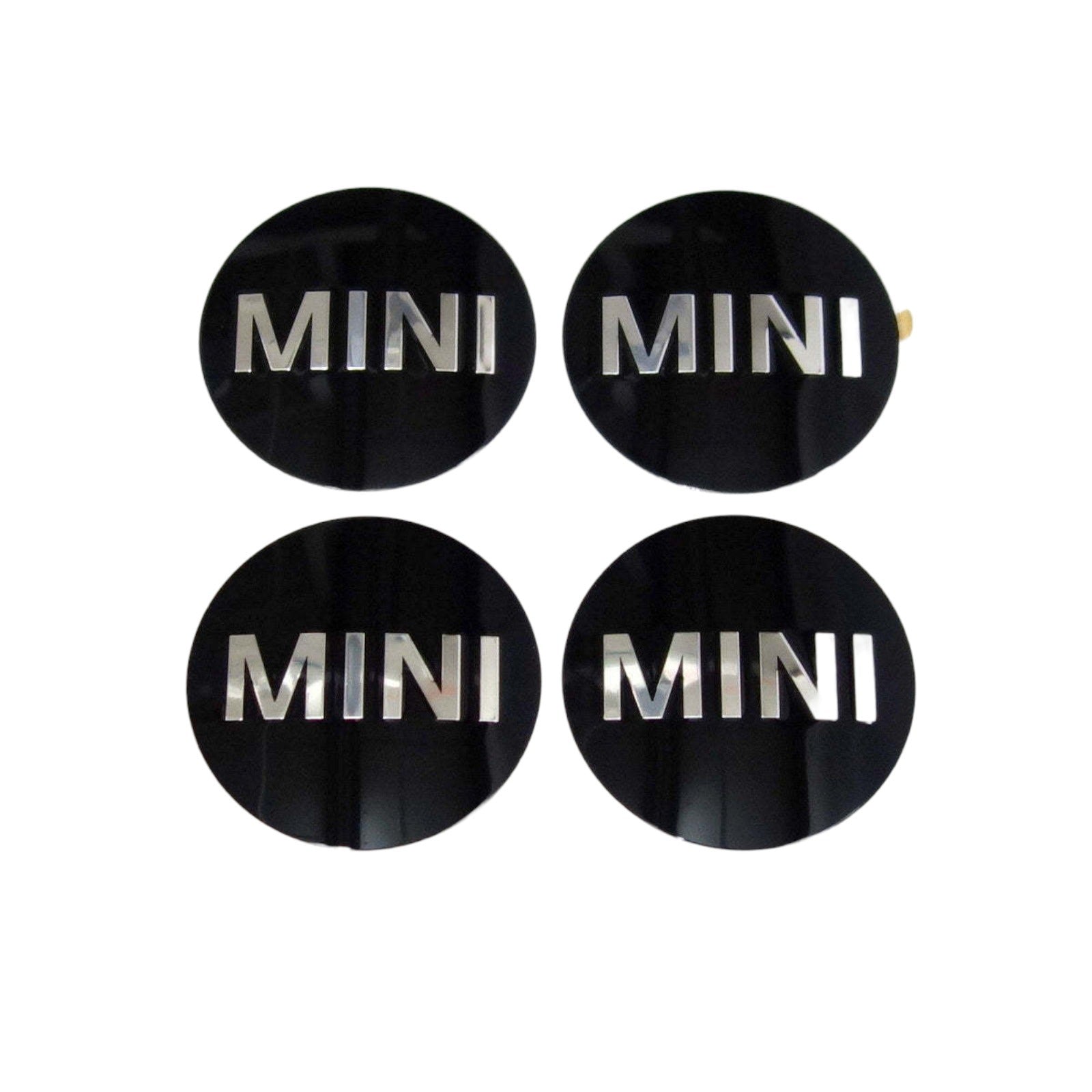 ALLMAG Auto Parts, MINI Cooper Logo Wheel Center Cap Stickers NEW 02-16 36136758687 R5x R6x