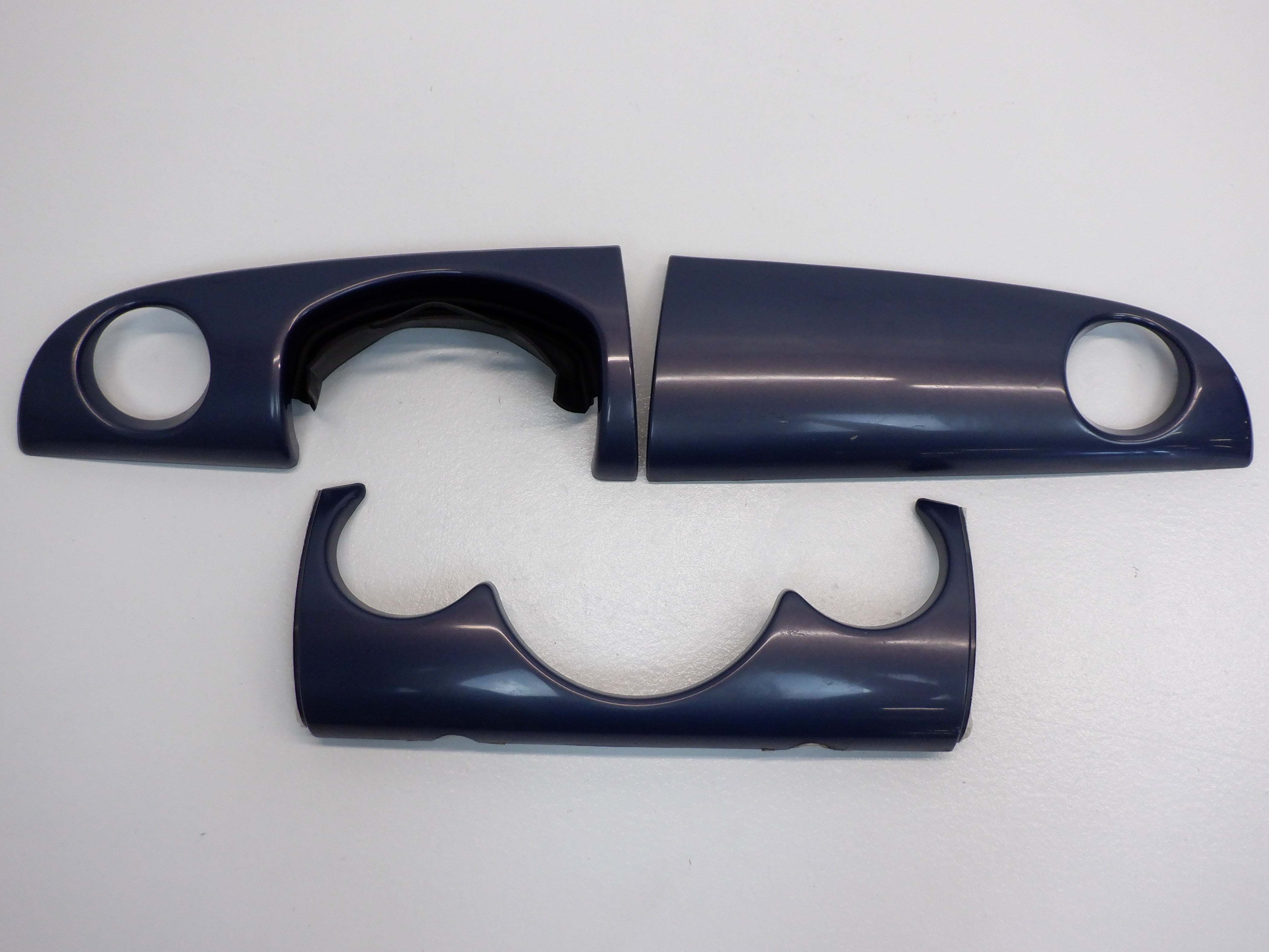 Mini Cooper, Mini Cooper 3-Piece Dash Trim Set Cool Blue Metallic 05-08 R50 R52 R53 262