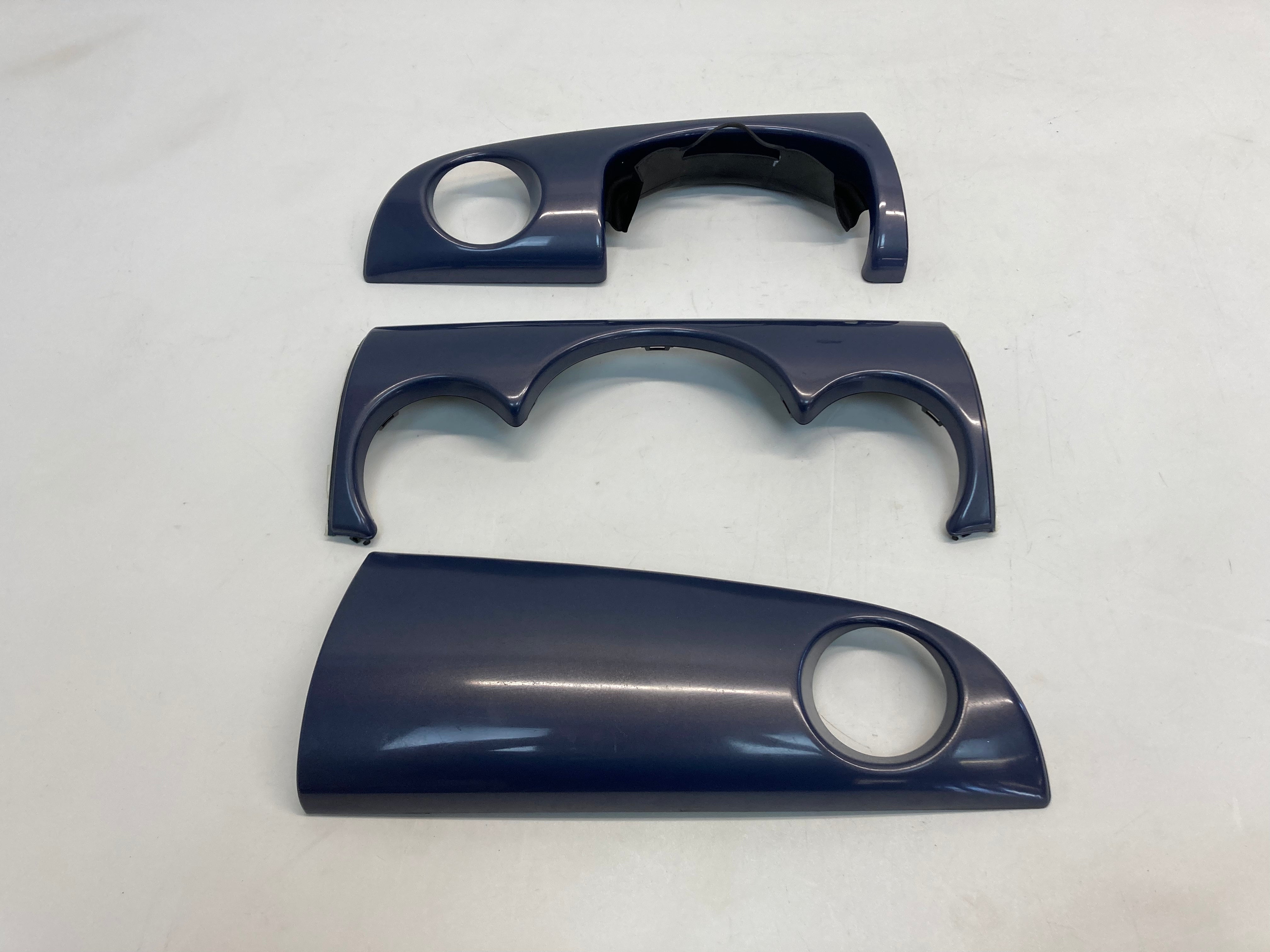 Mini Cooper, Mini Cooper 3-Piece Dash Trim Set Cool Blue Metallic 05-08 R50 R52 R53 415