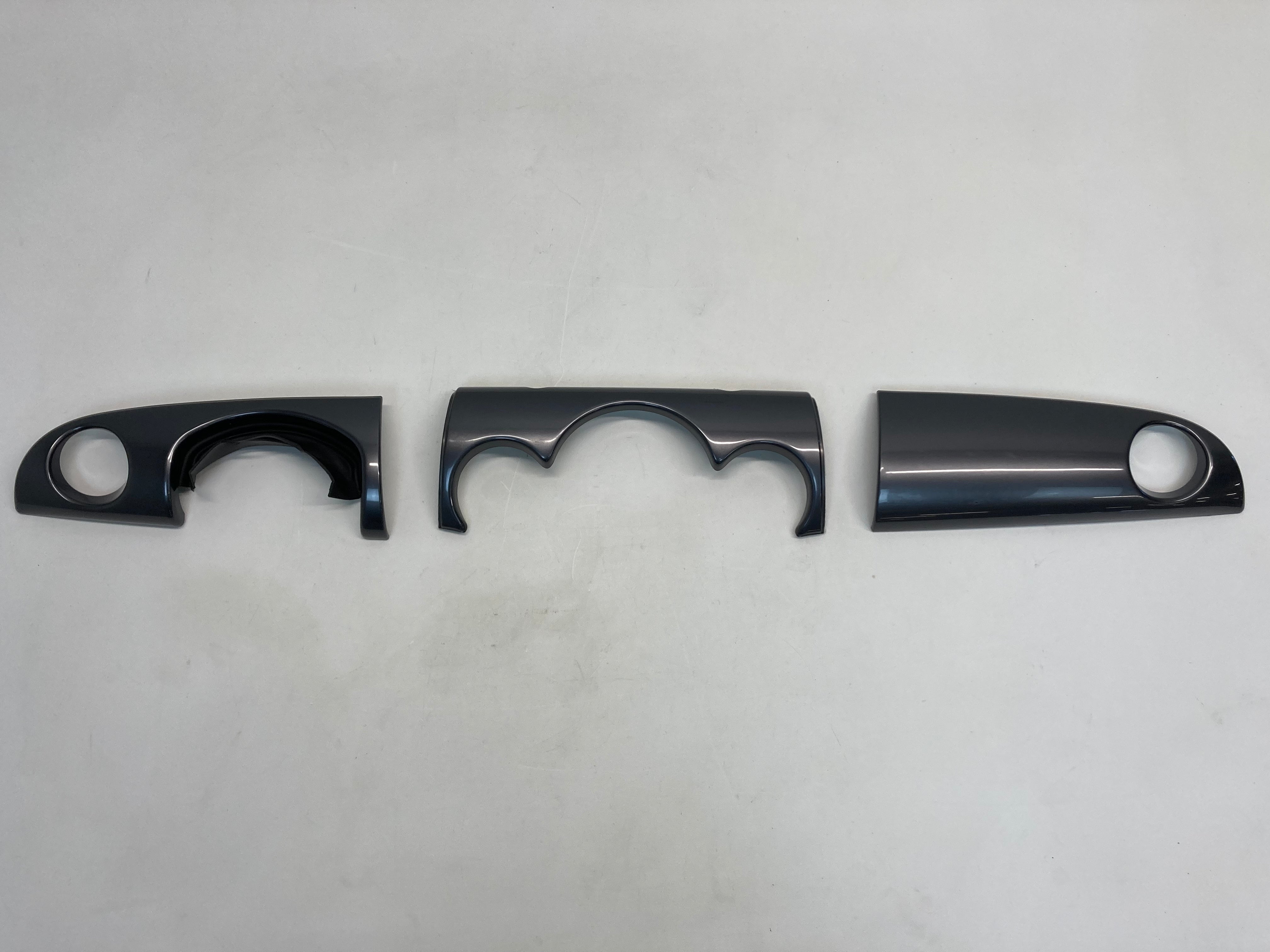 Mini Cooper, Mini Cooper 3-Piece Dash Trim Set Gunmetal Grey 05-08 R50 R52 R53 413